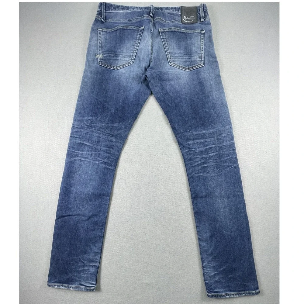 Denham Jeans Mens 32 Razor Slim Fit Candiani Italian Denim Barneys NY Button Fly